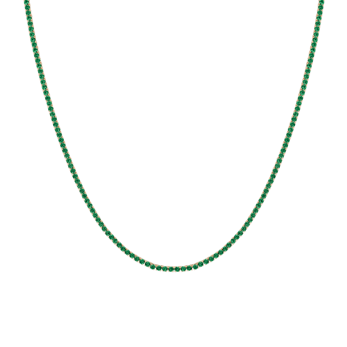 Green Emerald Vermeil Yellow Gold 7ct First