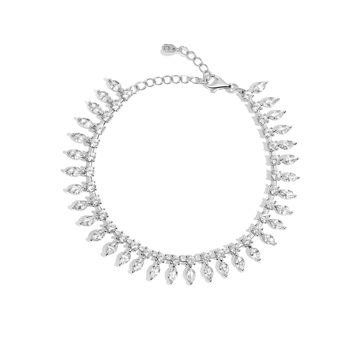 Aurate x Frye: Marquise Fringe Bracelet Sterling Silver First