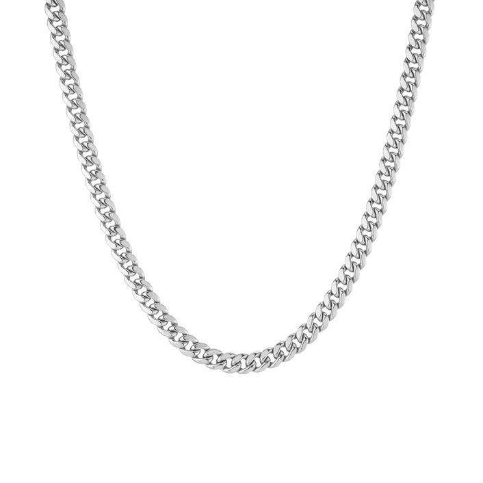 Large Cuban Chain Necklace Vermeil White Gold 16in 18in 20in 22in First